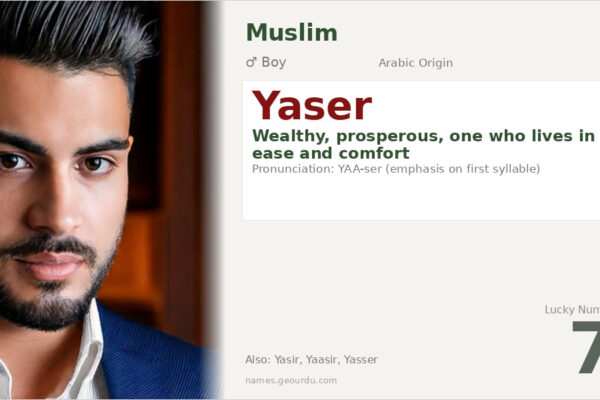 Yaser Name Meaning — Arabic Origin, Boy’s Name & Details (2025)