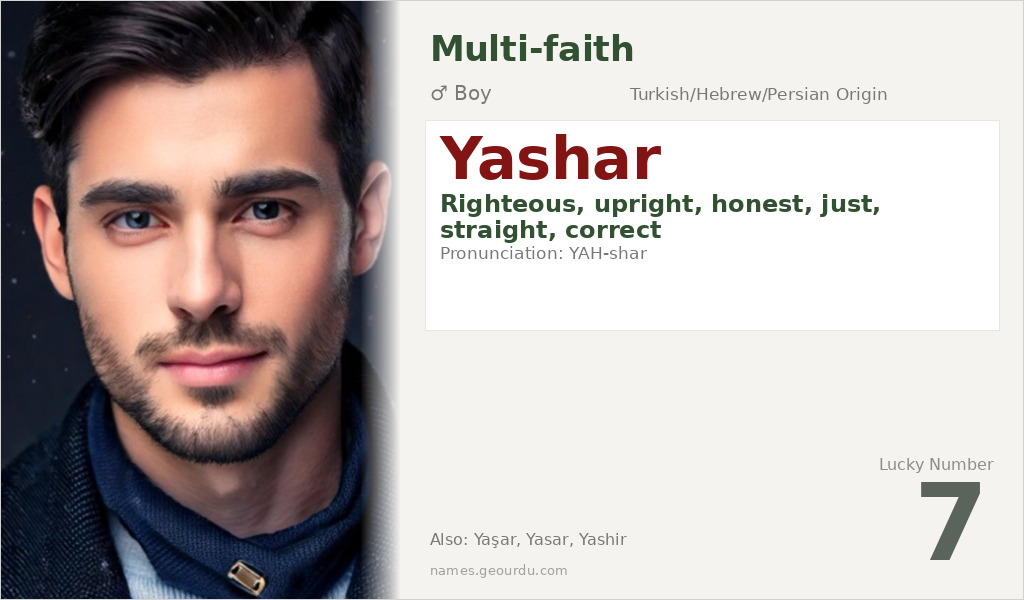 Yashar Name Meaning and Details