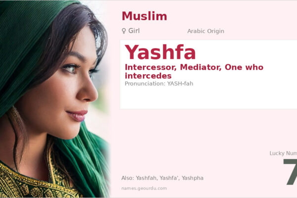 Yashfa Name Meaning — Arabic Origin, Girl Name & Details (2025)
