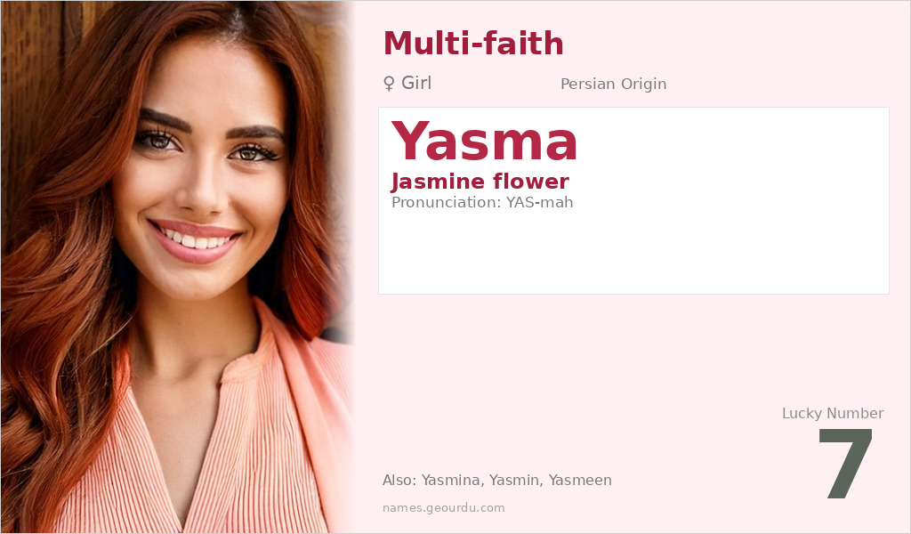 Yasma Name Meaning and Details