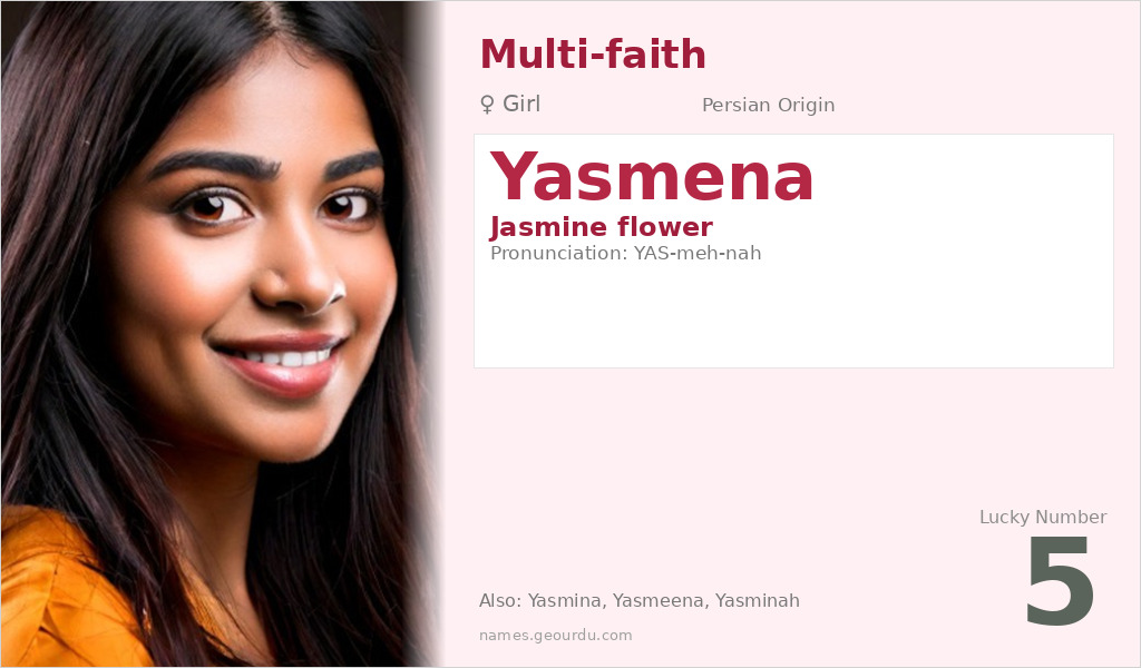 Yasmena Name Meaning and Details