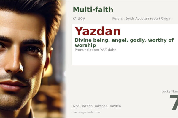 Yazdan Name Meaning — Divine Origin, Boy’s Name & Cultural Significance