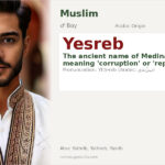 Yesreb Name Meaning and Details