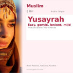 Yusayrah Name Meaning and Details
