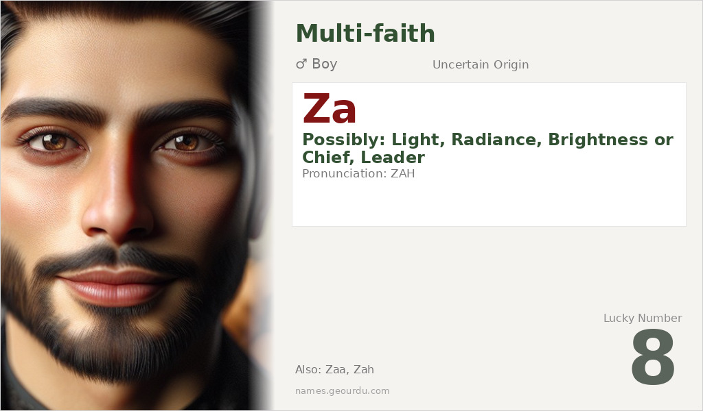 Za Name Meaning and Details