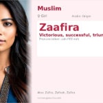 Zaafira Name Meaning and Details