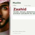 Zaahid Name Meaning and Details