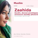 Zaahida Name Meaning and Details