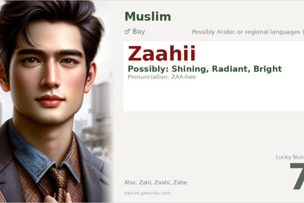 Zaahii Name Meaning — Origin, Gender & Details (2025)