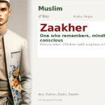 Zaakher Name Meaning and Details