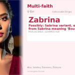 Zabrina Name Meaning and Details