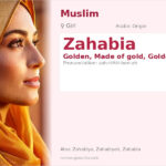 Zahabia Name Meaning and Details