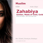 Zahabiya Name Meaning and Details