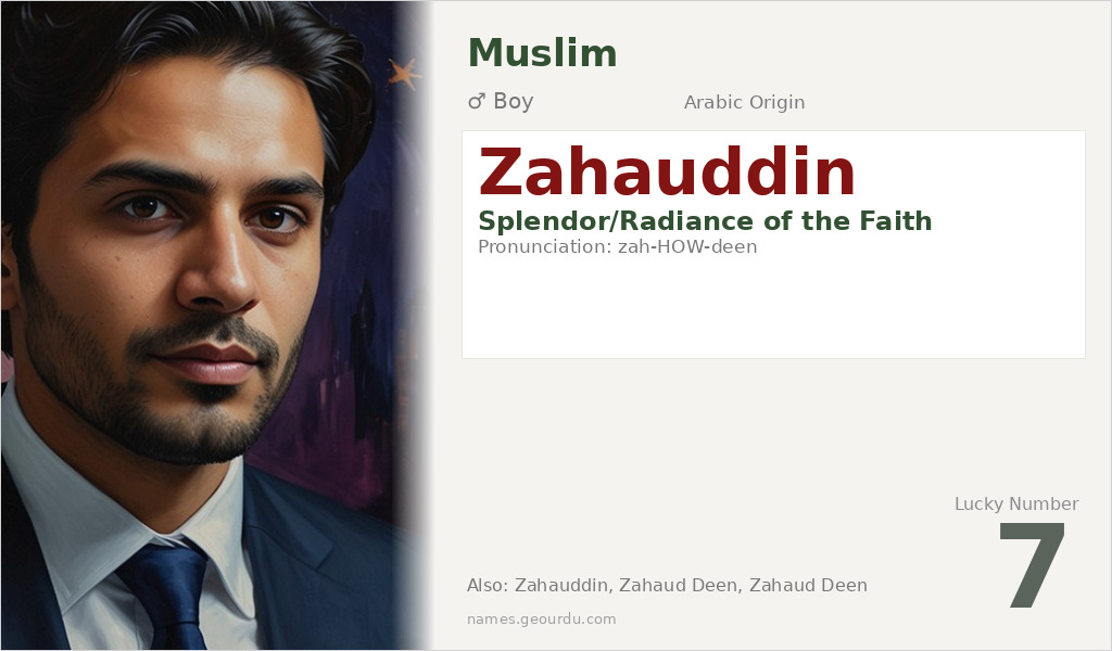 Zahauddin Name Meaning and Details