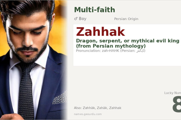 Zahhak Name Meaning — Persian Origin, Mythology & Details (2025)
