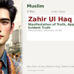 Zahir Ul Haq Name Meaning and Details