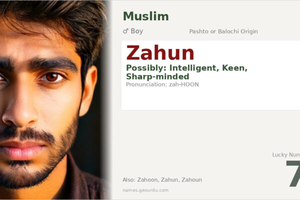 Zahun Name Meaning — Origin, Gender & Details (2025)