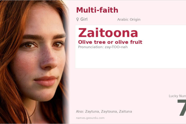 Zaitoona Name Meaning — Arabic Origin, Girl Name & Details (2025)