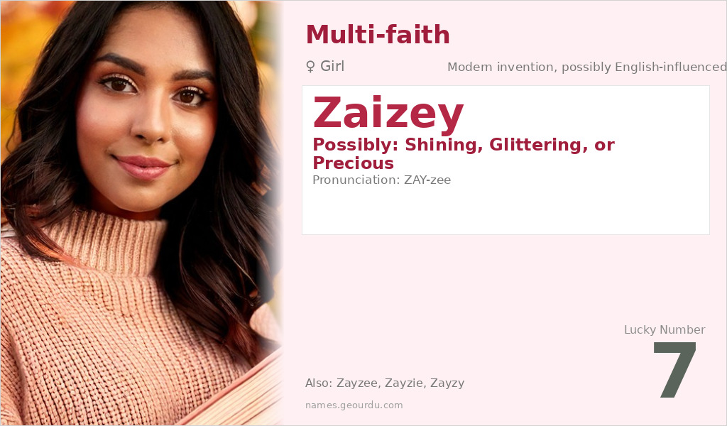 Zaizey Name Meaning and Details