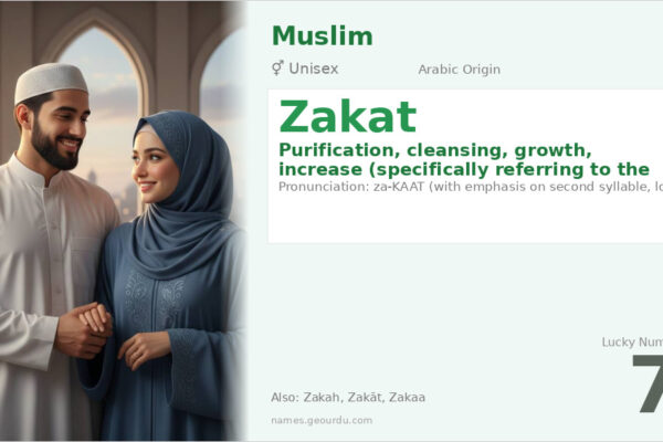 Zakat Meaning — Islamic Charity Term as Name (2025)