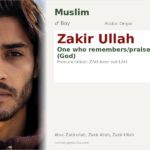 Zakir Ullah Name Meaning and Details