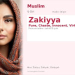 Zakiyya Name Meaning and Details