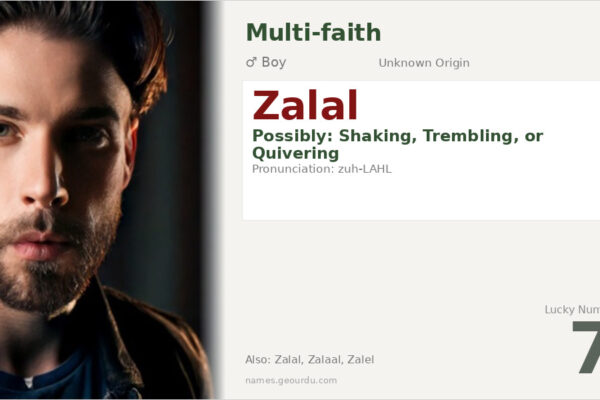 Zalal Name Meaning — Origin, Gender & Details (2025)