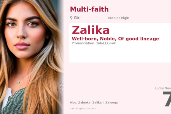 Zalika Name Meaning — Arabic Origin, Girl Name & Cultural Significance (2025)
