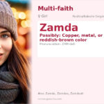 Zamda Name Meaning and Details