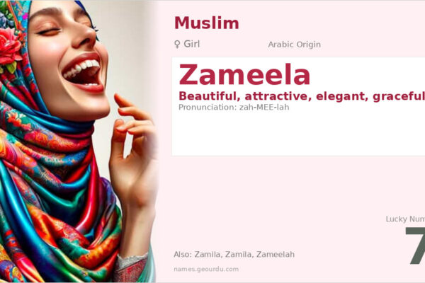 Zameela Name Meaning — Arabic Origin, Girl Name & Details (2025)