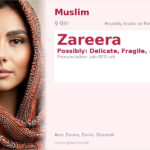 Zareera Name Meaning and Details