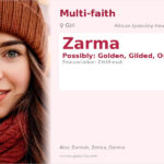 Zarma Name Meaning and Details