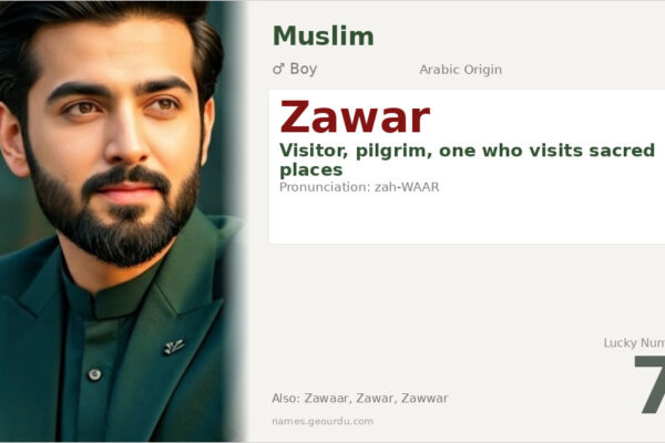 Zawar Name Meaning — Arabic Origin, Boy Name & Details (2025)