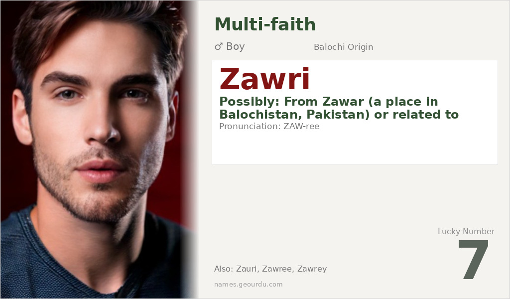 Zawri Name Meaning and Details