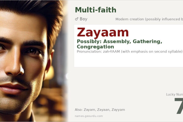 Zayaam Name Meaning — Origin, Gender & Details (2025)