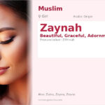 Zaynah Name Meaning and Details