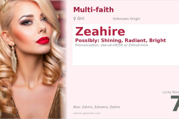 Zeahire Name Meaning — Origin, Gender & Details (2025)