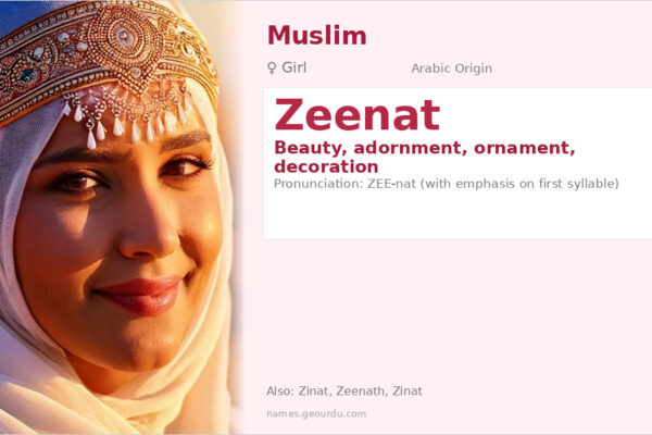 Zeenat Name Meaning — Arabic Origin, Girl Name & Details (2025)