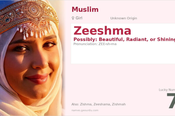 Zeeshma Name Meaning — Origin, Gender & Details (2025)