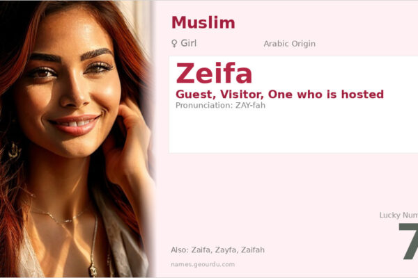 Zeifa Name Meaning — Arabic Origin, Girl Name & Details (2025)