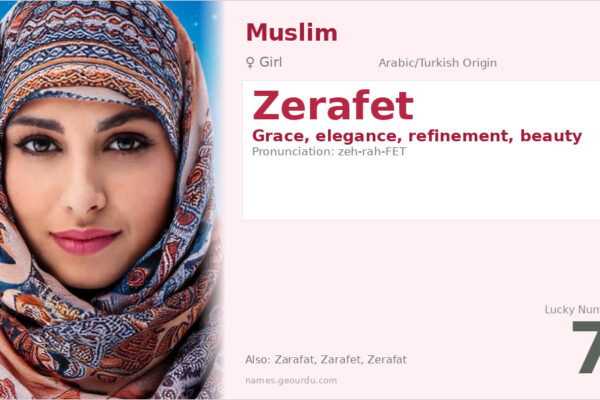 Zerafet Name Meaning — Arabic Origin, Girl Name & Details (2025)