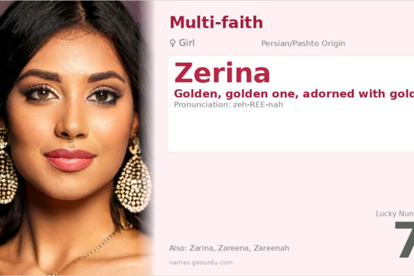 Zerina Name Meaning — Golden Origin, Girl Name & Details (2025)