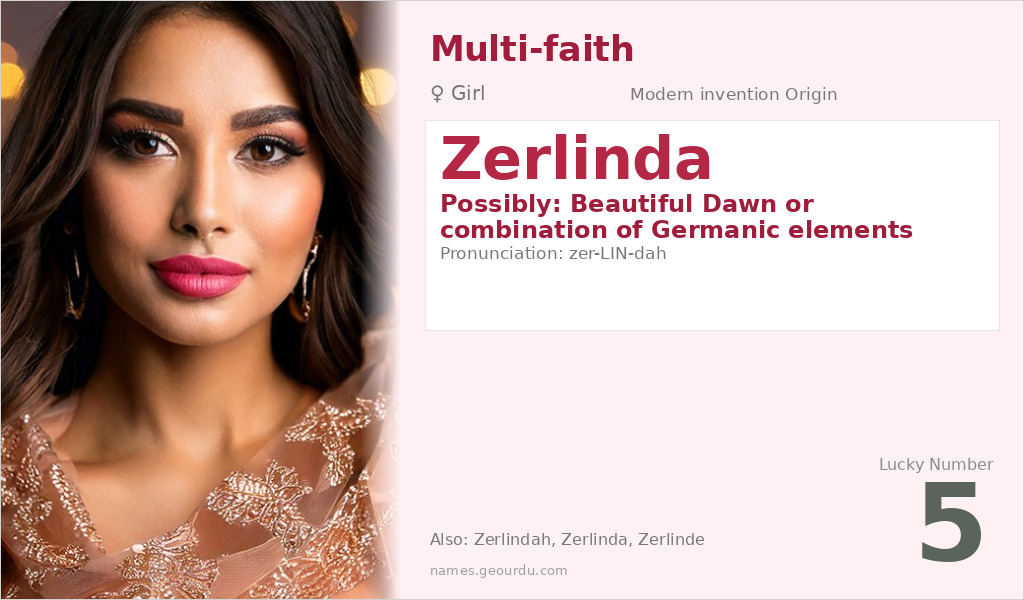 Zerlinda Name Meaning and Details