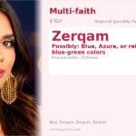 Zerqam Name Meaning and Details