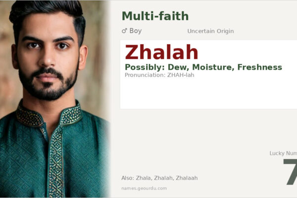 Zhalah Name Meaning — Origin, Gender & Details (2025)