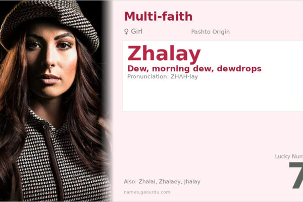 Zhalay Name Meaning — Pashto Origin, Girl Name & Cultural Details (2025)
