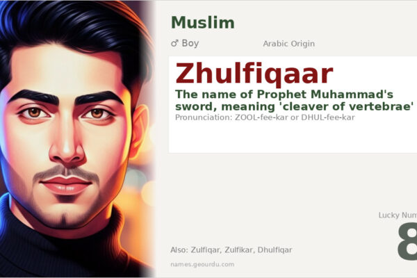 Zhulfiqaar Name Meaning — Arabic Origin, History & Significance (2025)