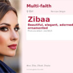 Zibaa Name Meaning and Details