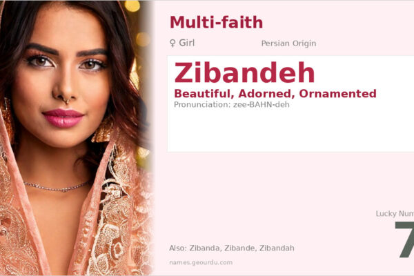Zibandeh Name Meaning — Persian Origin, Girl Name & Details (2025)