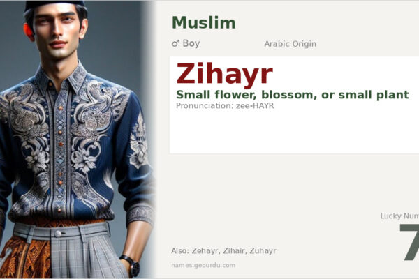 Zihayr Name Meaning — Origin, Gender & Details (2025)